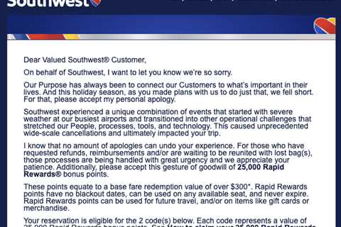 How one can Get Paid for Surviving the Southwest Meltdown – NerdWallet