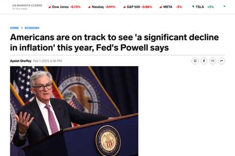 Fed Chair Powell: Disinflationary Process Has Begun, Interest Rates to Rise Further if Data..