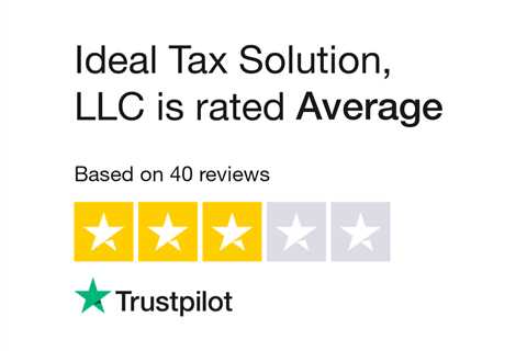 Ideal Tax Solution, LLC is rated "Average" with 2.9 / 5 on Trustpilot