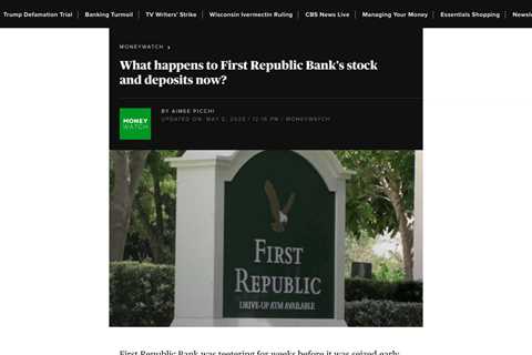 JPMorgan Chase Acquires First Republic in Second-Largest Bank Failure in US History