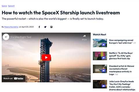 SpaceX Prepares to Launch its Starship Rocket: The Most Powerful Rocket Ever Built