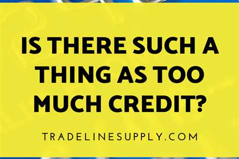 Is There Such a Thing as Too Much Credit?