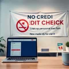 Personal Loans Without Credit Check